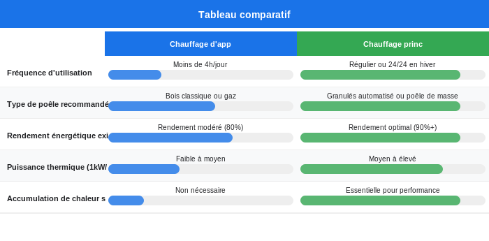 Comparatif des meilleurs poêles : critères de sélection Comparatif des critères de sélection pour choisir le meilleur poêle : performance, prix et efficacité