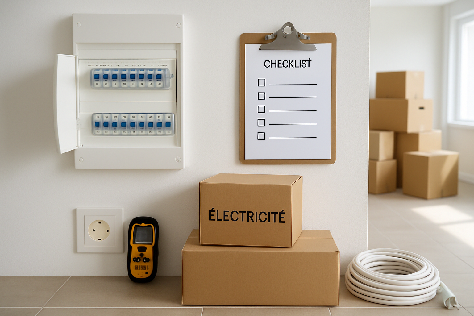 électricité déménagement checklist - 5. Électricité - 2026